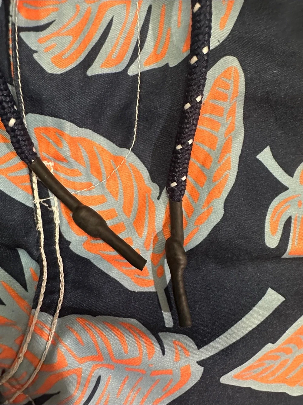 Navy Tropical Floral Swim Shorts - Men SW001